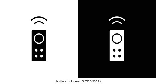 Fernbedienung Symbol Silhouette Vektor flache Illustration Design Pack.