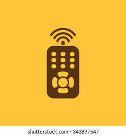 The remote control icon. Remote Control symbol. Flat Vector illustration