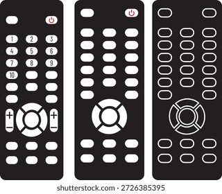 Fernbedienungssymbol. Fernbedienung. Elektronisches Gerät. Symbol für intelligente Fernbedienung. TV-Kontrollzeichen verwenden