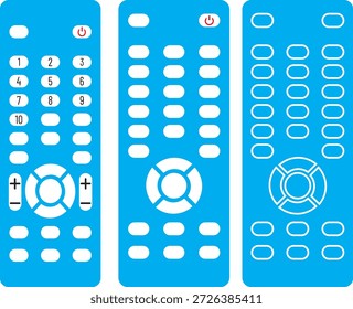 Fernbedienungssymbol. Fernbedienung. Elektronisches Gerät. Symbol für intelligente Fernbedienung. TV-Kontrollzeichen verwenden