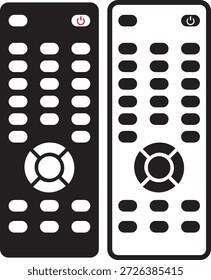 Fernbedienungssymbol. Fernbedienung. Elektronisches Gerät. Symbol für intelligente Fernbedienung. TV-Kontrollzeichen verwenden