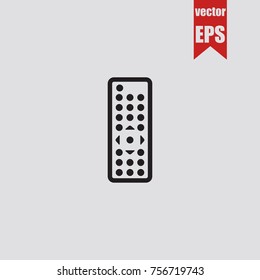 Remote control icon in trendy isolated on grey background.Vector illustration.