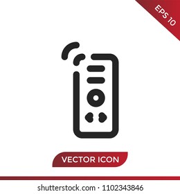 Remote control icon vector