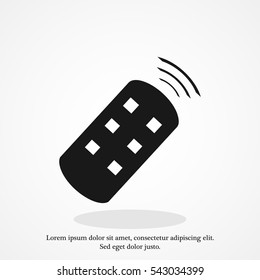 remote control icon, vector best flat icon, EPS