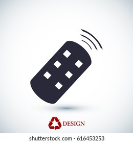 remote control icon, vector best flat icon, EPS