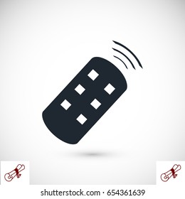 remote control icon, vector best flat icon, EPS