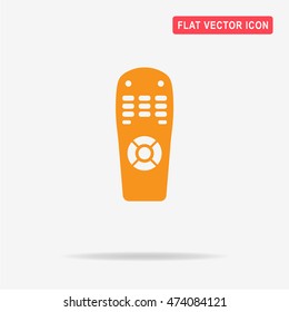 Remote control icon. Vector concept illustration for design.