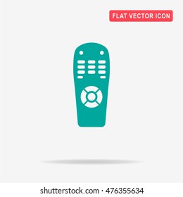 Remote control icon. Vector concept illustration for design.