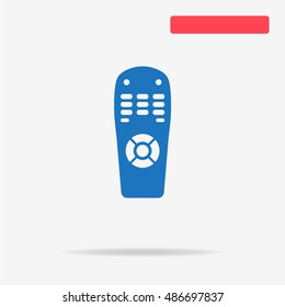 Remote control icon. Vector concept illustration for design.
