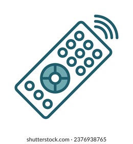 remote control icon vector design template simple and clean