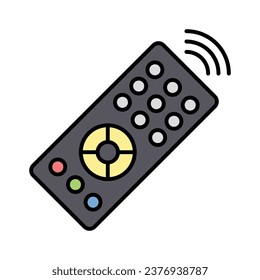 remote control icon vector design template simple and clean