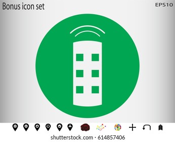 remote control, icon, vector illustration eps10