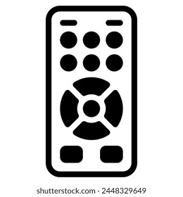 Remote Control Icon for web, app, infographic, etc