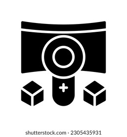 icono de control remoto para el diseño de tu sitio web, logotipo, aplicación, interfaz de usuario.
