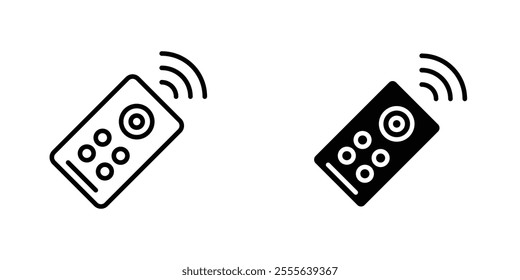 Remote control icons for app and websites.