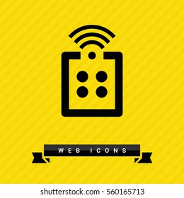Remote control isolated minimal icon. game line vector icon for websites and mobile minimalistic flat design.