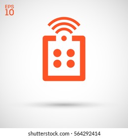 Remote control isolated minimal icon. game line vector icon for websites and mobile minimalistic flat design.