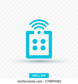 Remote control isolated minimal icon. game line vector icon for websites and mobile minimalistic flat design.