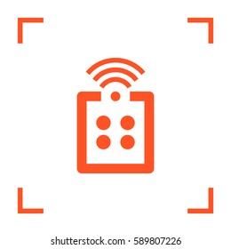 Remote control isolated minimal icon. game line vector icon for websites and mobile minimalistic flat design.