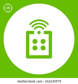 Remote control isolated minimal icon. game line vector icon for websites and mobile minimalistic flat design.