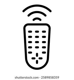 Remote Control Line Icon Design For Personal And Commercial use