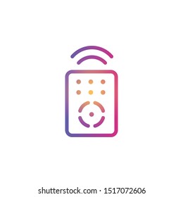 Remote Control  - Line Vector Icon