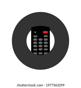 remote control logo illustration design
