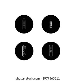 remote control logo illustration design