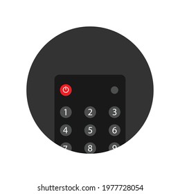 remote control logo illustration design