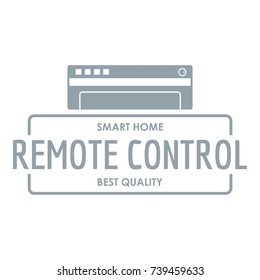 Remote control logo. Simple illustration of remote control vector logo for web