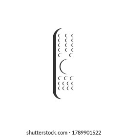 remote control logo stock illustration design