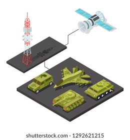 Remote control of military equipment with wi-fi