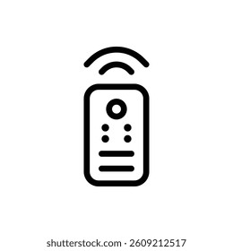 Remote Control Outline Icon. Remote Control Icon