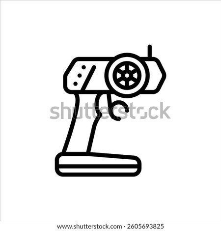 Remote Control outline icon, Remote Control black line illustration