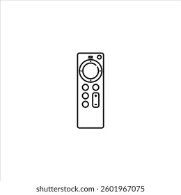 remote control outline illustration. remote control black line illustration
