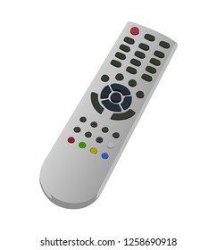 remote control realistic vector illustration isolated