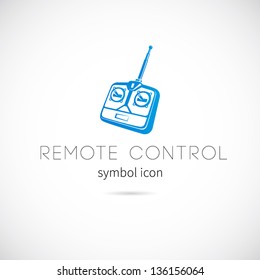 Remote control symbol icon or Logo Template