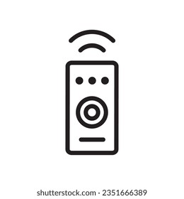 Remote control symbol icon vector design illustration