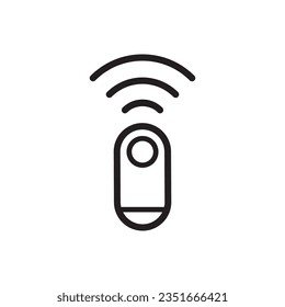 Remote control symbol icon vector design illustration