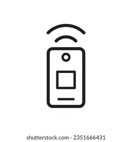Remote control symbol icon vector design illustration