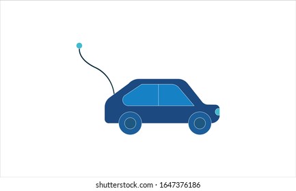 Icono de camión de juguete de control remoto. Gracioso camión de control remoto ilustración de vector bebé