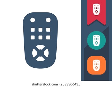 Remote Control, TV Remote Icon. Professional, pixel perfect icon. EPS 10 format.