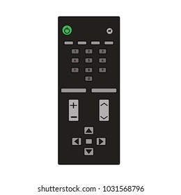 Remote control for TV vector