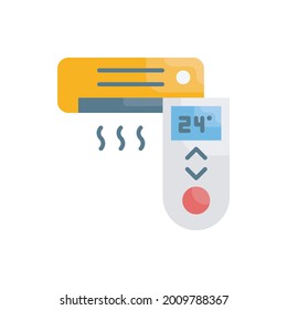 Remote control vector flat icon style illustration. EPS 10 File symbol