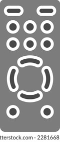 Remote Control vector icon. Can be used for printing, mobile and web applications.