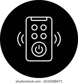 Remote Control vector icon. Can be used for printing, mobile and web applications.