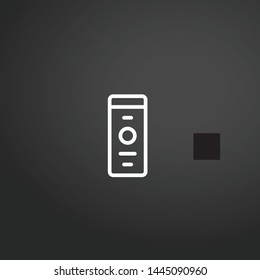 Remote Control vector icon. Remote Control concept stroke symbol design. Thin graphic elements vector illustration, outline pattern for your web site design, logo, UI. EPS 10.