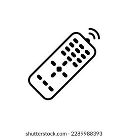 Remote control vector icon flat illustration on white background..eps