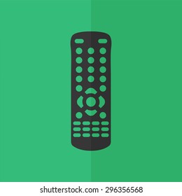 remote control vector icon. Flat design