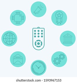 Remote control vector icon sign symbol